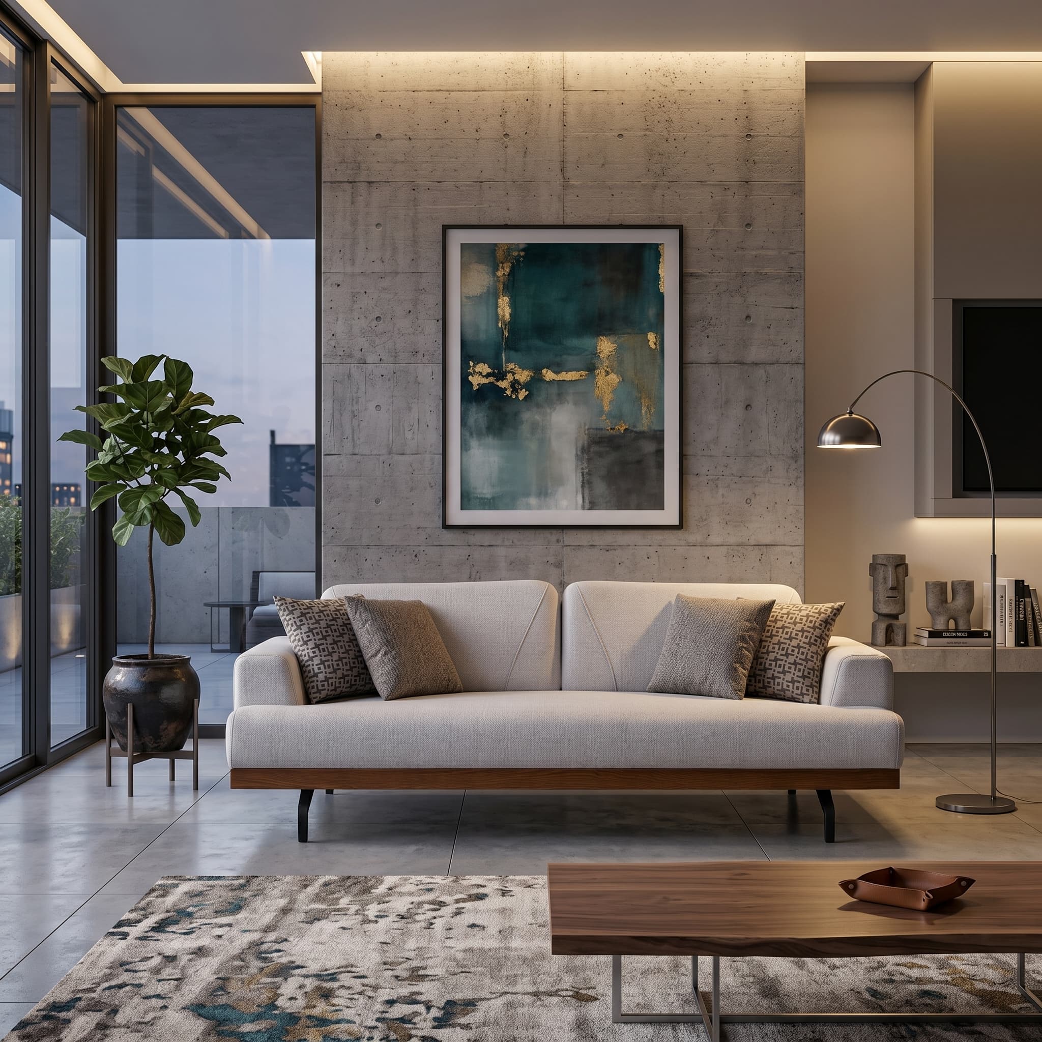 Beige Two-Seater Sofa – Everyday Comfort and Timeless Elegance