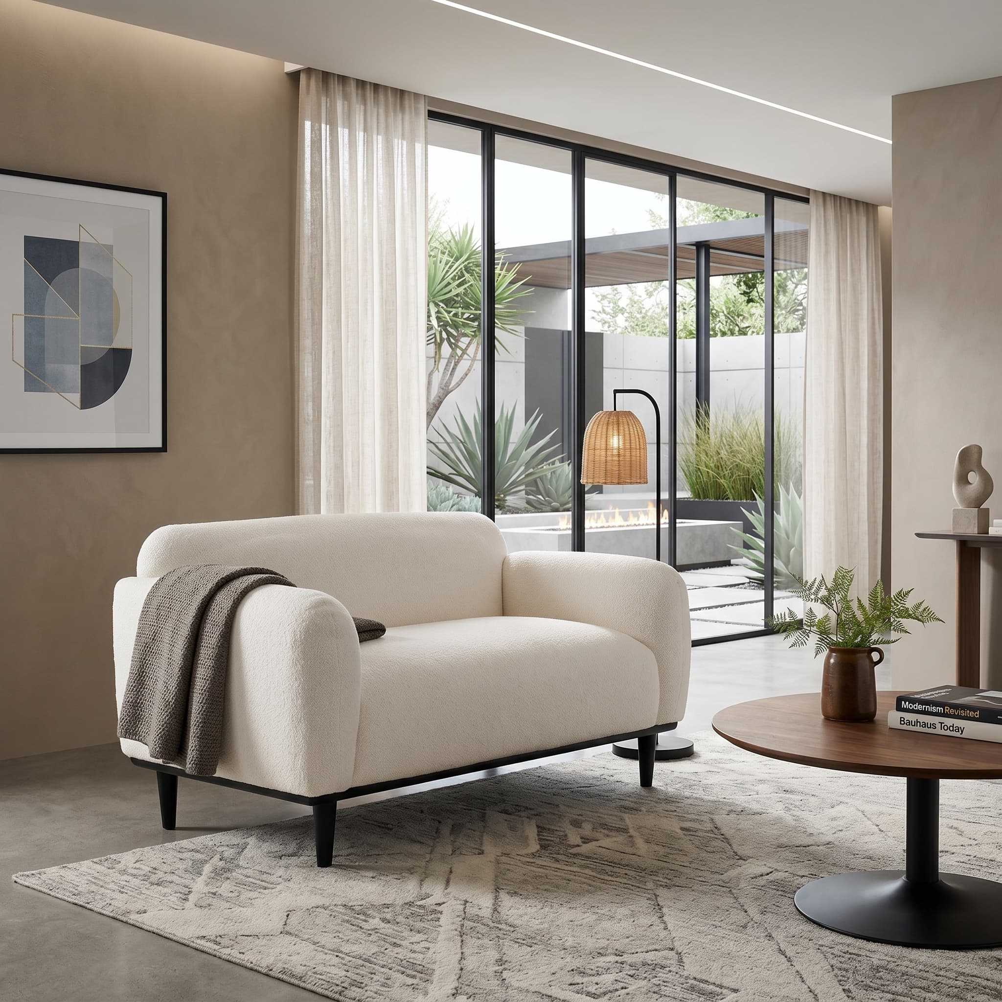 Modern White Accent Chair – Contemporary Comfort and Elegance