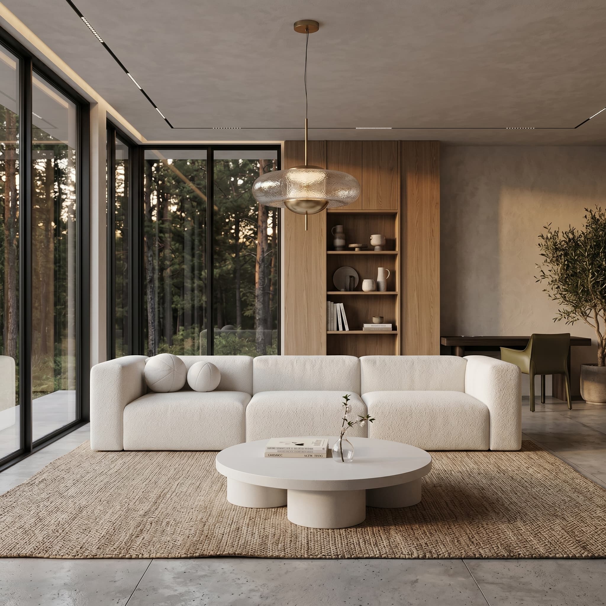 Spacious Off-White Three-Seater Sofa – Luxury for Every Living Room